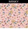 Licensed DC Comics Wonder Woman Doodle Minky Fleece Fabric by the Yard